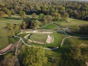 St Louis CC 7th Green Aerial